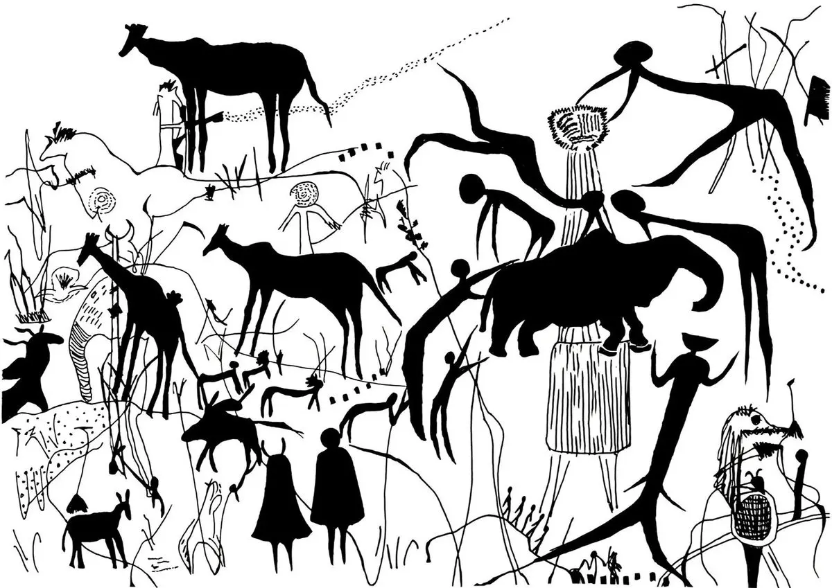 岩画临摹 No.2